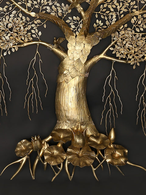84" Super Large Size Tree of Life with Perched Birds | Wall Mount | Home Decor
