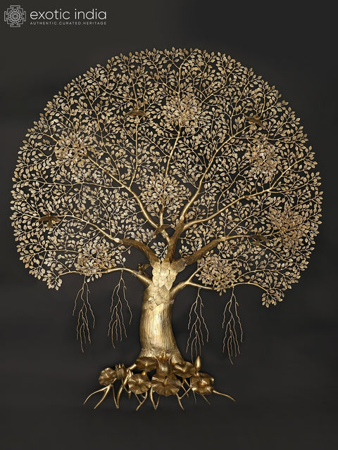 84" Super Large Size Tree of Life with Perched Birds | Wall Mount | Home Decor
