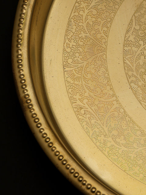 12" Brass Ritual Puja Thali