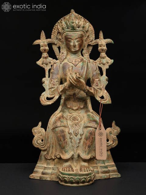 14" Maitreya Buddha (Future Buddha) | Buddhist Brass Statue