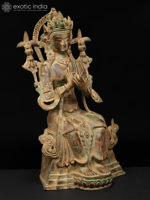 14" Maitreya Buddha (Future Buddha) | Buddhist Brass Statue
