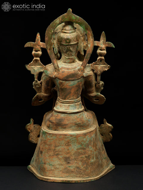 14" Maitreya Buddha (Future Buddha) | Buddhist Brass Statue
