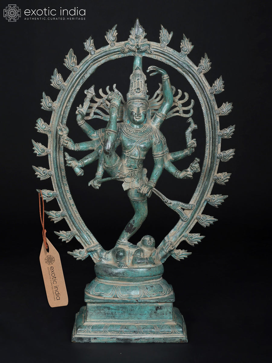 24" Nataraja Dancing Shiva Handmade Brass Statue
