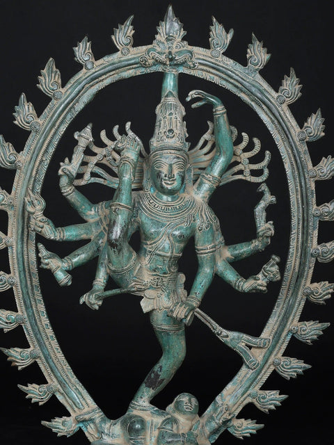 24" Nataraja - Dancing Lord Shiva | Brass Statue | Made In India