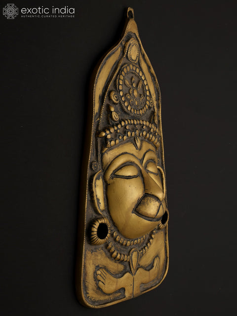 13" Lord Hanuman Wall Hanging Brass Statue | Made In India