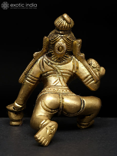 3" Small Laddu Gopal (Baby Krishna) | Brass Idol