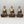 33" Large Set of Three Buddha - Buddha in Bhumisparsha Mudra, Medicine Buddha and Buddha in Vitark Mudra | Brass Statues