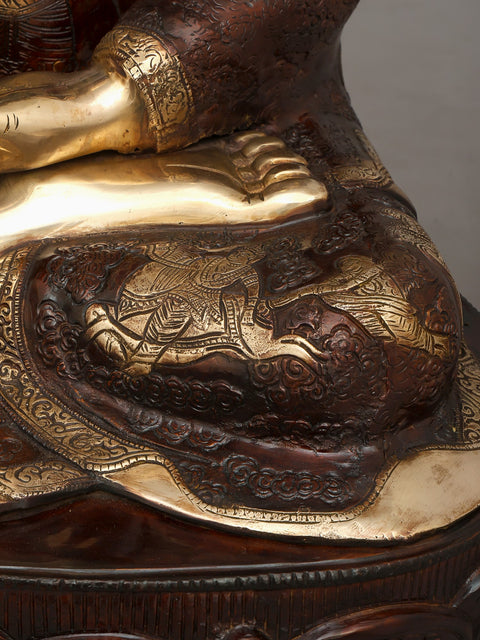 33" Large Medicine Buddha | Brass Statue | Made In India | Handmade