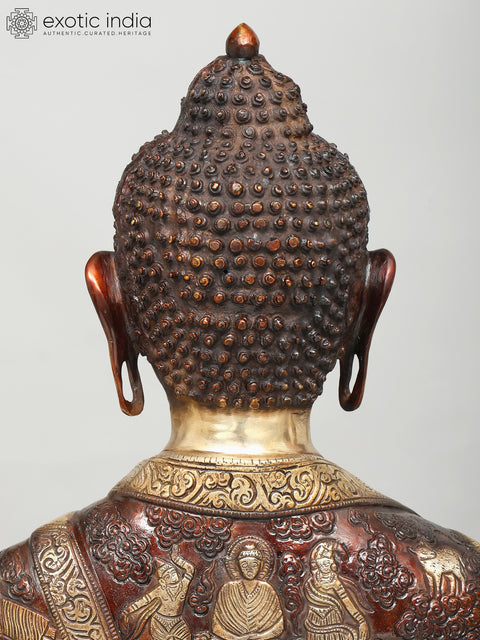 33" Large Medicine Buddha | Brass Statue | Made In India | Handmade