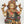 21" Sitting Four Armed Turbaned Lord Ganesha | Brass Statue with Inlay Work