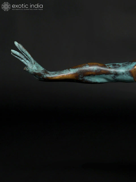 The Moment Before The Dive - The Olympic Swimmer | Brass Staute with Bronze Finish