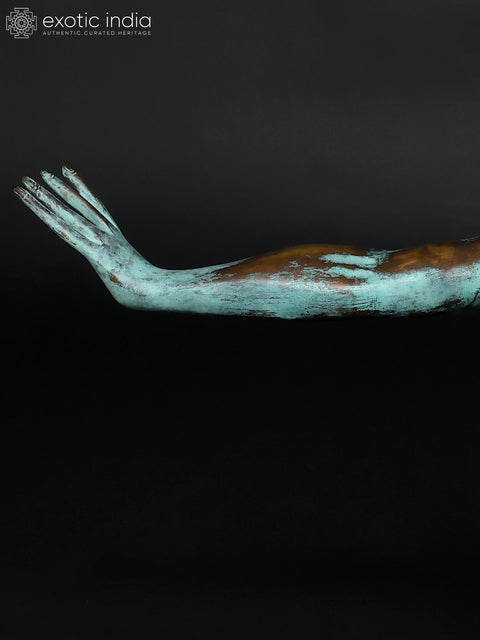 The Moment Before The Dive - The Olympic Swimmer | Brass Staute with Bronze Finish