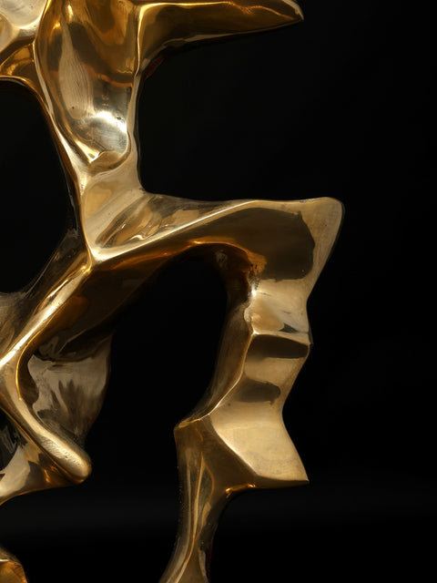 Liquid Geometry- Abstract Modern Art Sculpture | Table Decor