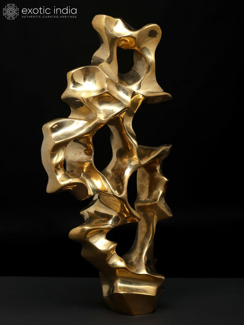 Liquid Geometry- Abstract Modern Art Sculpture | Table Decor