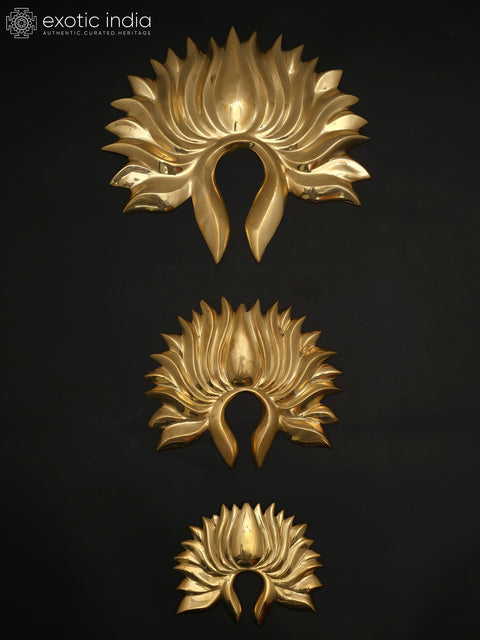 11" Set of Three Lotuses Wall Decor | Home Decor