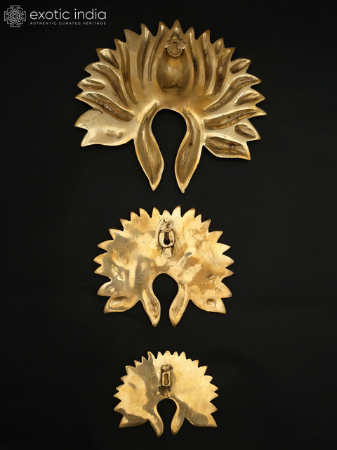 11" Set of Three Lotuses Wall Decor | Home Decor