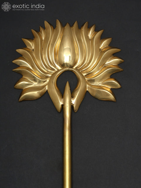 48" Lotus Design Decorative Sticks | Set of 3 | Wall Decor