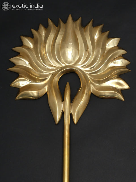48" Lotus Design Decorative Sticks | Set of 3 | Wall Decor