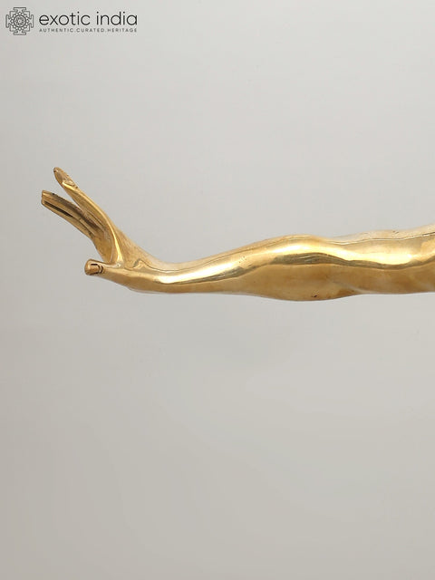 That One Breath Before The Dive - The Olympic Swimmer | Decorative Brass Statue | Home Decor