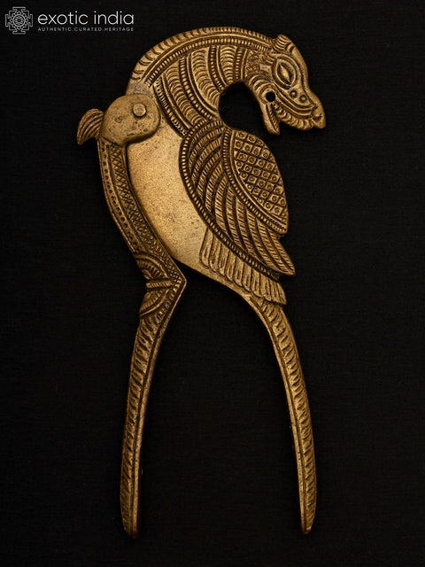 5" Designer Nut Cracker/Sarota in Brass