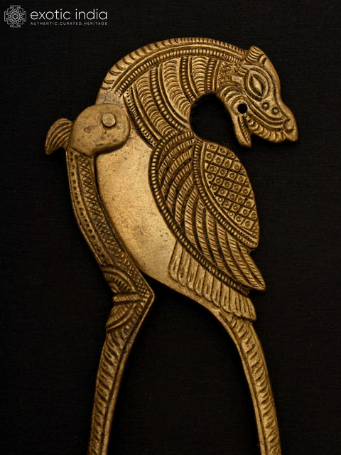 5" Designer Nut Cracker/Sarota in Brass