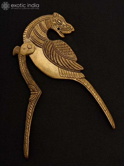 5" Designer Nut Cracker/Sarota in Brass