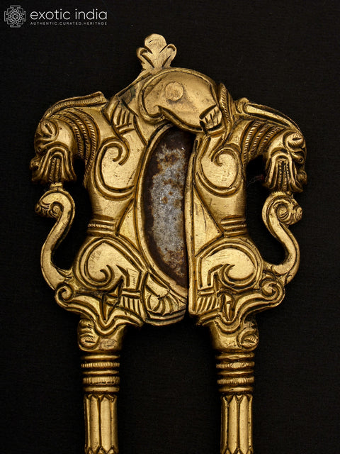 6" Dragon Design Brass Nut Cracker/Betel Cutter