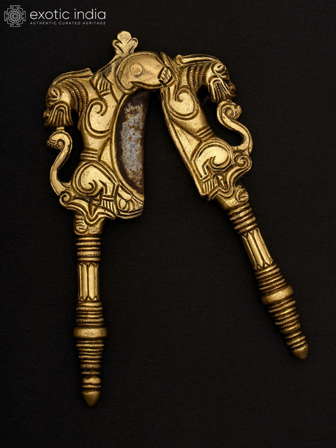 6" Dragon Design Brass Nut Cracker/Betel Cutter