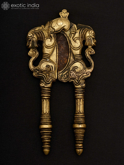 6" Dragon Design Brass Nut Cracker/Betel Cutter