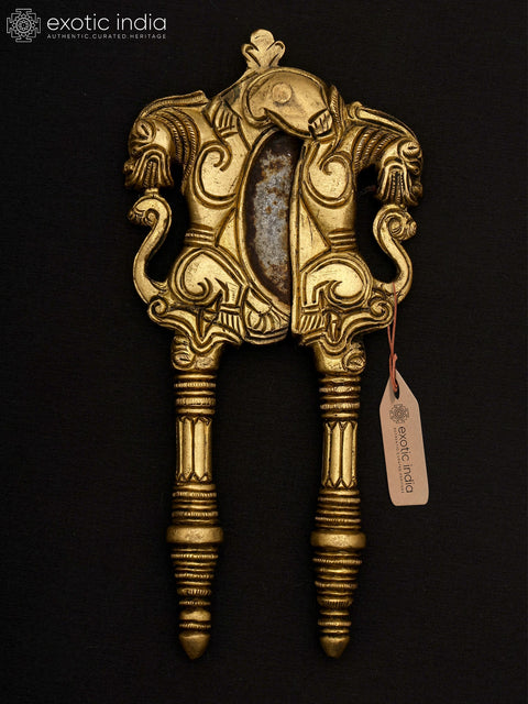 6" Dragon Design Brass Nut Cracker/Betel Cutter