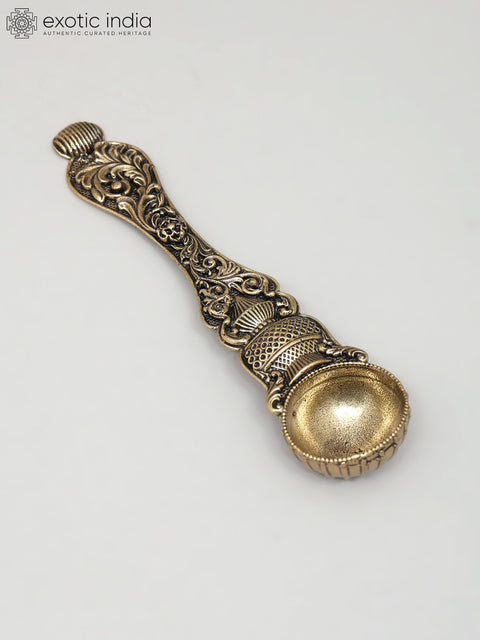 5" Superfine Ritual Spoon in Brass | Made In India