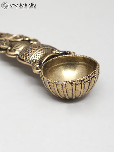 5" Superfine Ritual Spoon in Brass | Made In India