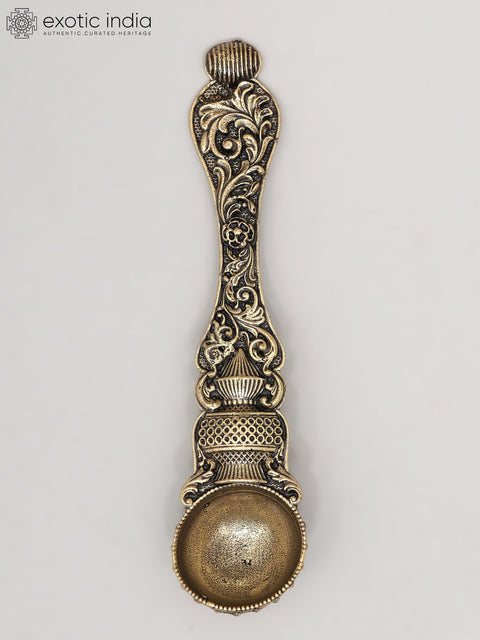 5" Superfine Ritual Spoon in Brass | Made In India