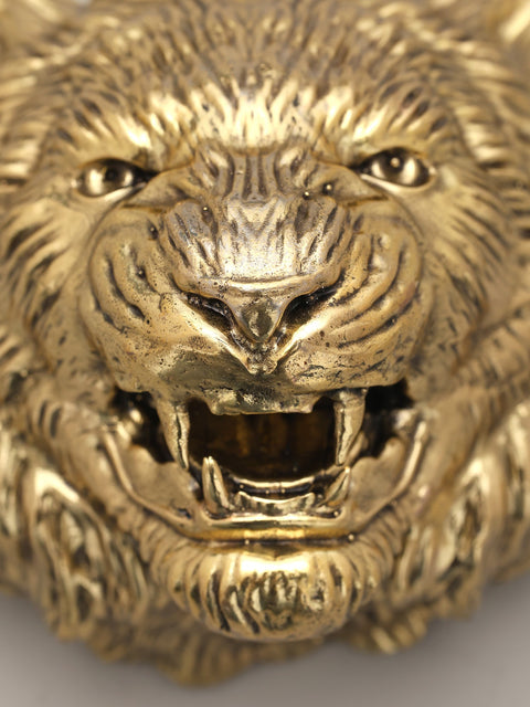 4" Superfine Lion Face Wall Hanging Statue | Home Decor