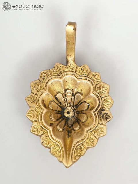 4" Handheld Brass Diya (Oil Lamp) | Handmade | Made In India