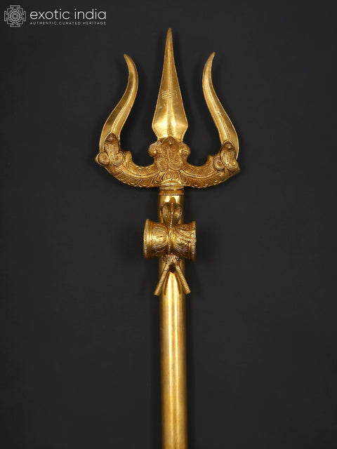 63" Large Size Lord Shiva's Trishul (Trident) | Made In India | Handmade