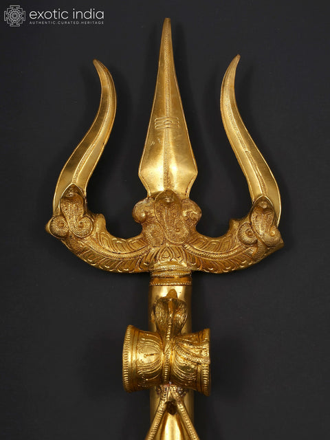 63" Large Size Lord Shiva's Trishul (Trident) | Made In India | Handmade