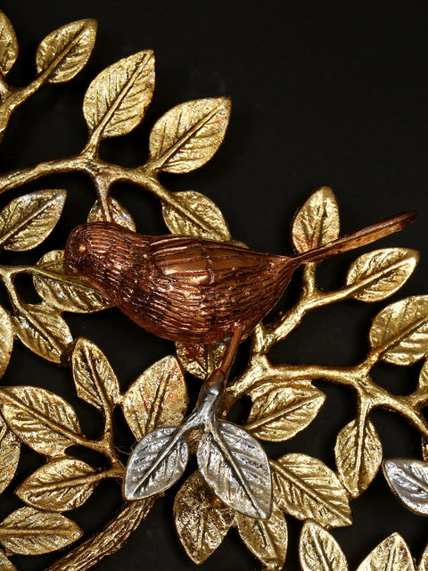 31" Large Brass Tree of Life with Perched Birds | Wall Mount | Home Decor