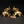 2" Small Seated Elephant Brass Statue - Set Of 2 | Brass Home Decor Item