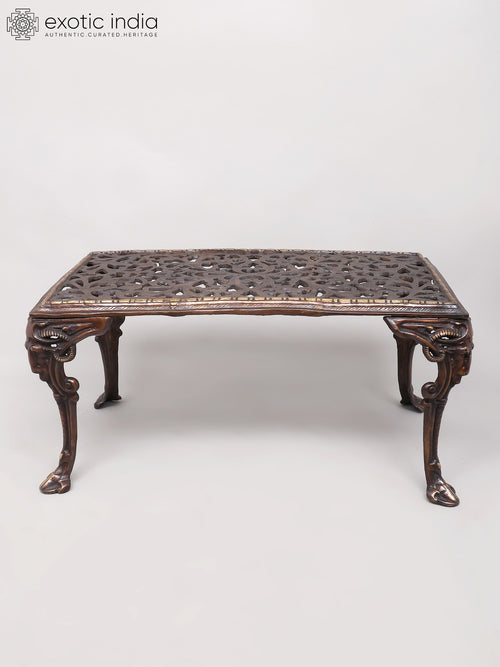 36" Large Brass Table Statue for Home Decor