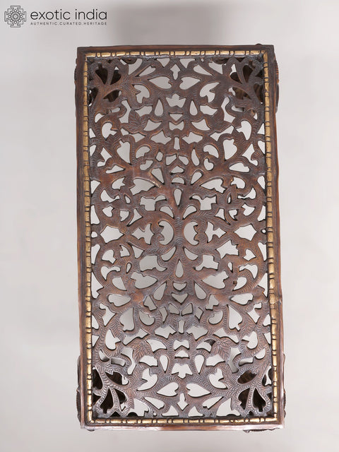 36" Large Size Designer Brass Table | Home and Living