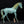 20" Turquoise Decorative Horse in Brass | Home Decor