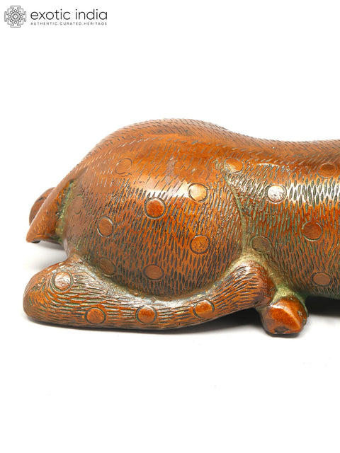 8" Decorative Brass Deer | Table Decor Figurine