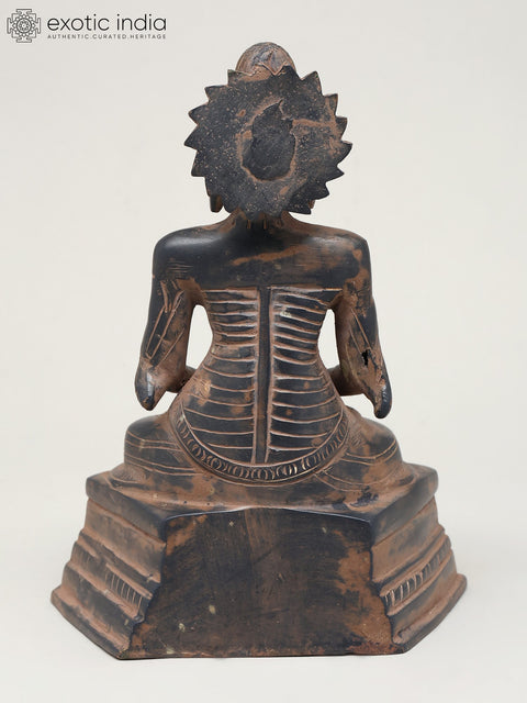 7" Meditating Lord Buddha | Brass Statue