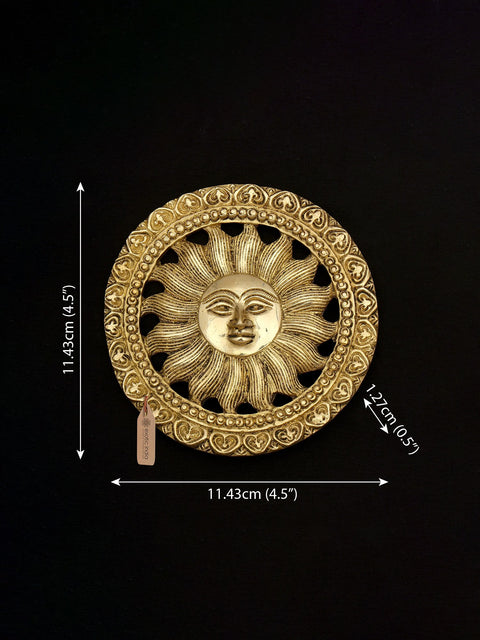 4" Small Sun Wall Hanging | Made In India | Handmade