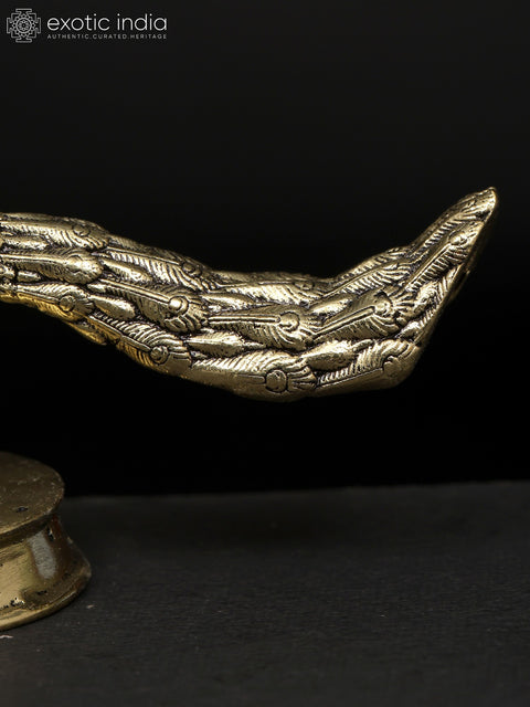 2" Small Superfine Peacock Figurine | Brass Statue | Table Decor