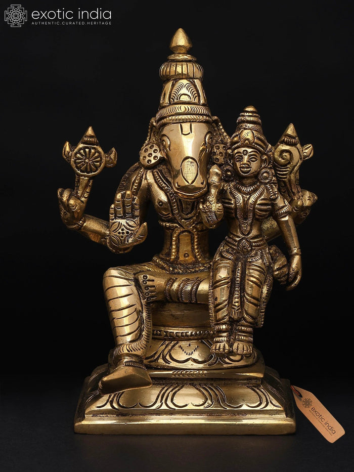 6" Varaha Avatar Brass Sculpture for Pooja