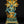 28" Blue and Gold Four Armed Lord Vishnu Seated on Sheshnag | Brass Statue