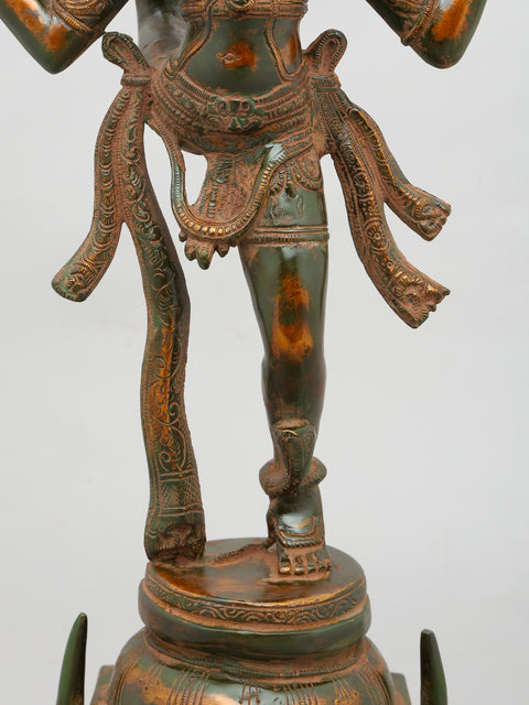 20" Ananda Tandava Shiva (Nataraja) | Brass Statue
