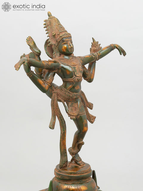20" Ananda Tandava Shiva (Nataraja) | Brass Statue